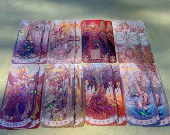 Final Fantasy XIV Art Astrologian Cards All 8 - Holo Options
