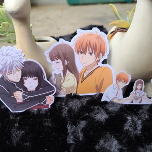 Fruits Basket Stickers, Kyo, Tohru, Yuki, Hatsu, and Rin