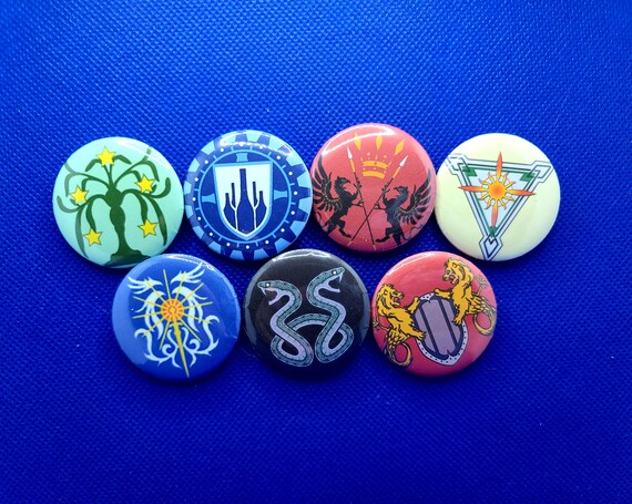 Final Fantasy XI Button Collection - From Windurst to Jeuno to