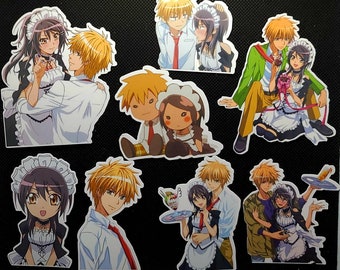 Maid Sama stickers (8). Takumi Usui and Misaki Ayuzawa