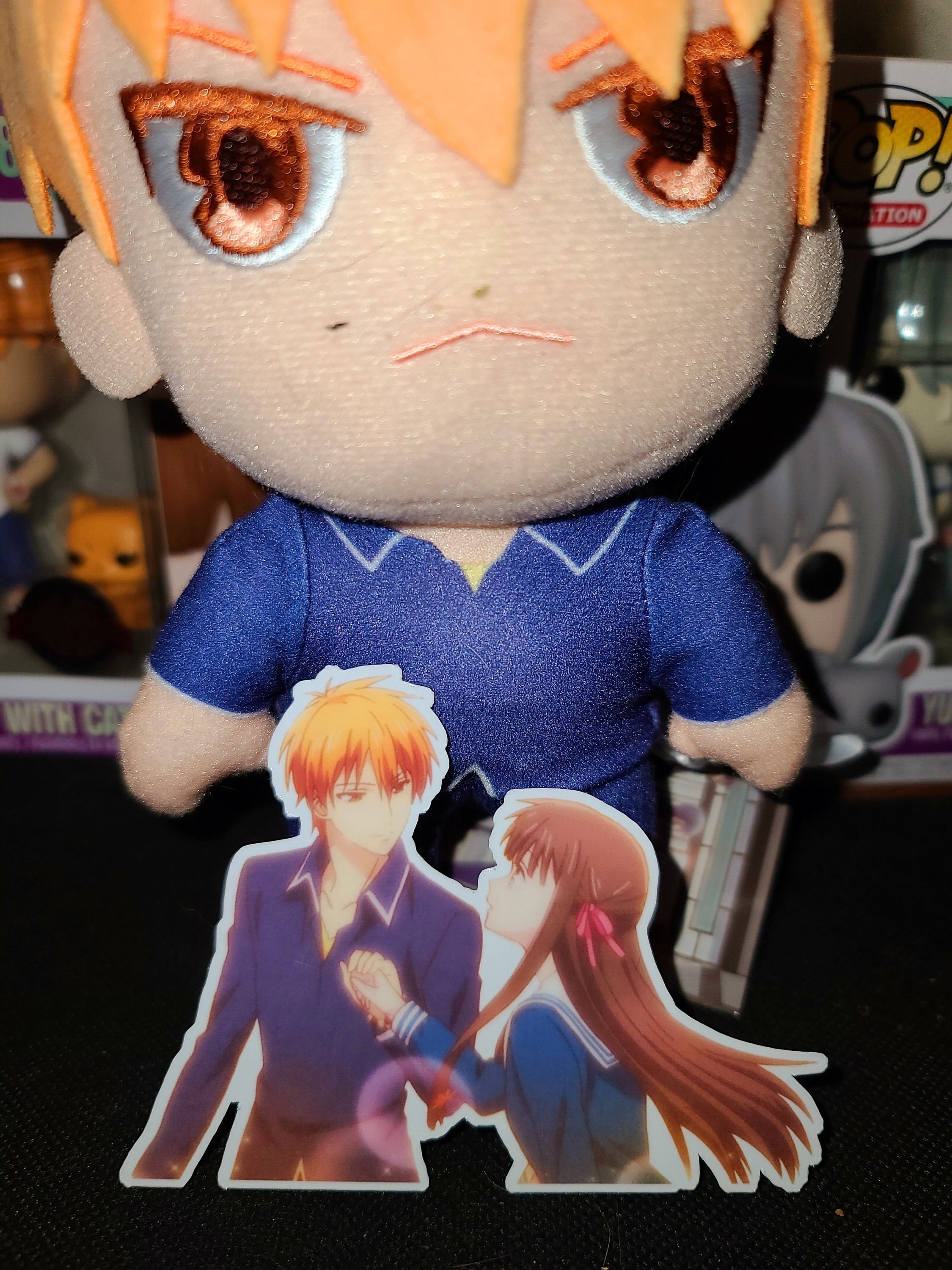 Fruits Basket Kyo and Tohru Sticker kiss and hug Season 3 Holo -   Portugal