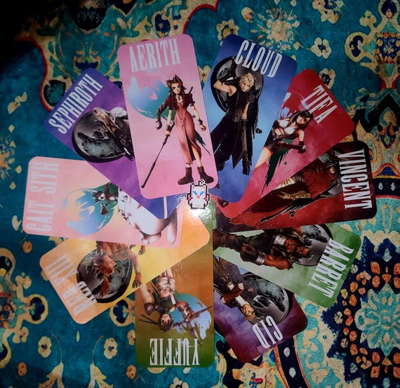 Final Fantasy VII (7) Bookmarks - Remake, Rebirth, 1997 FF7