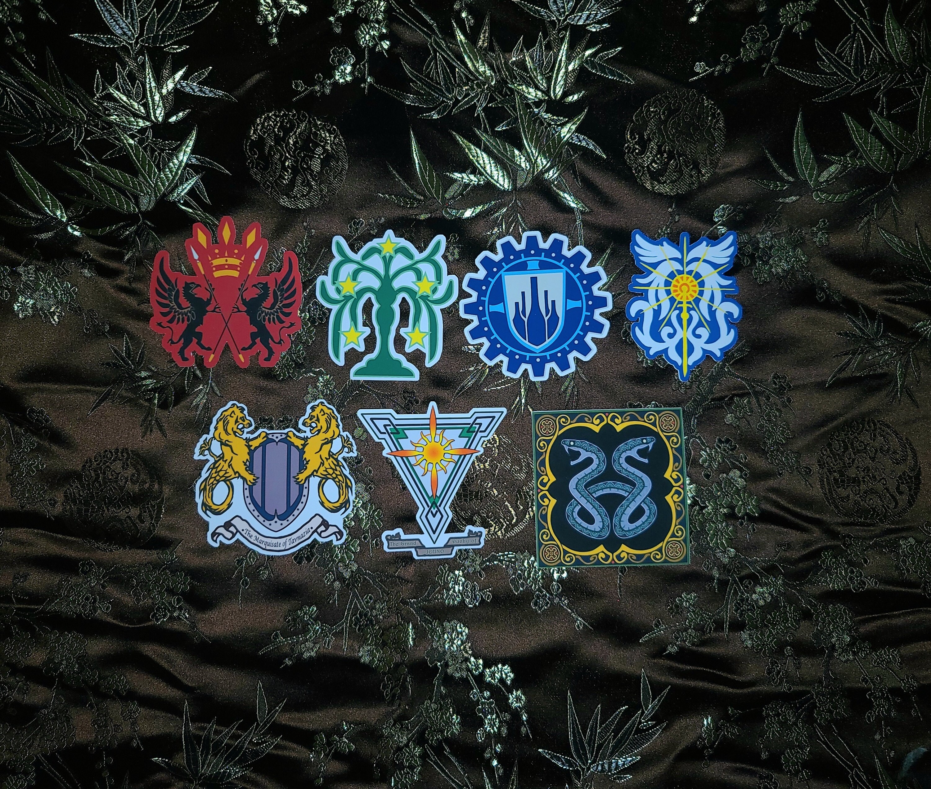 Final Fantasy XI Stickers San D'oria, Windurst, Bastok