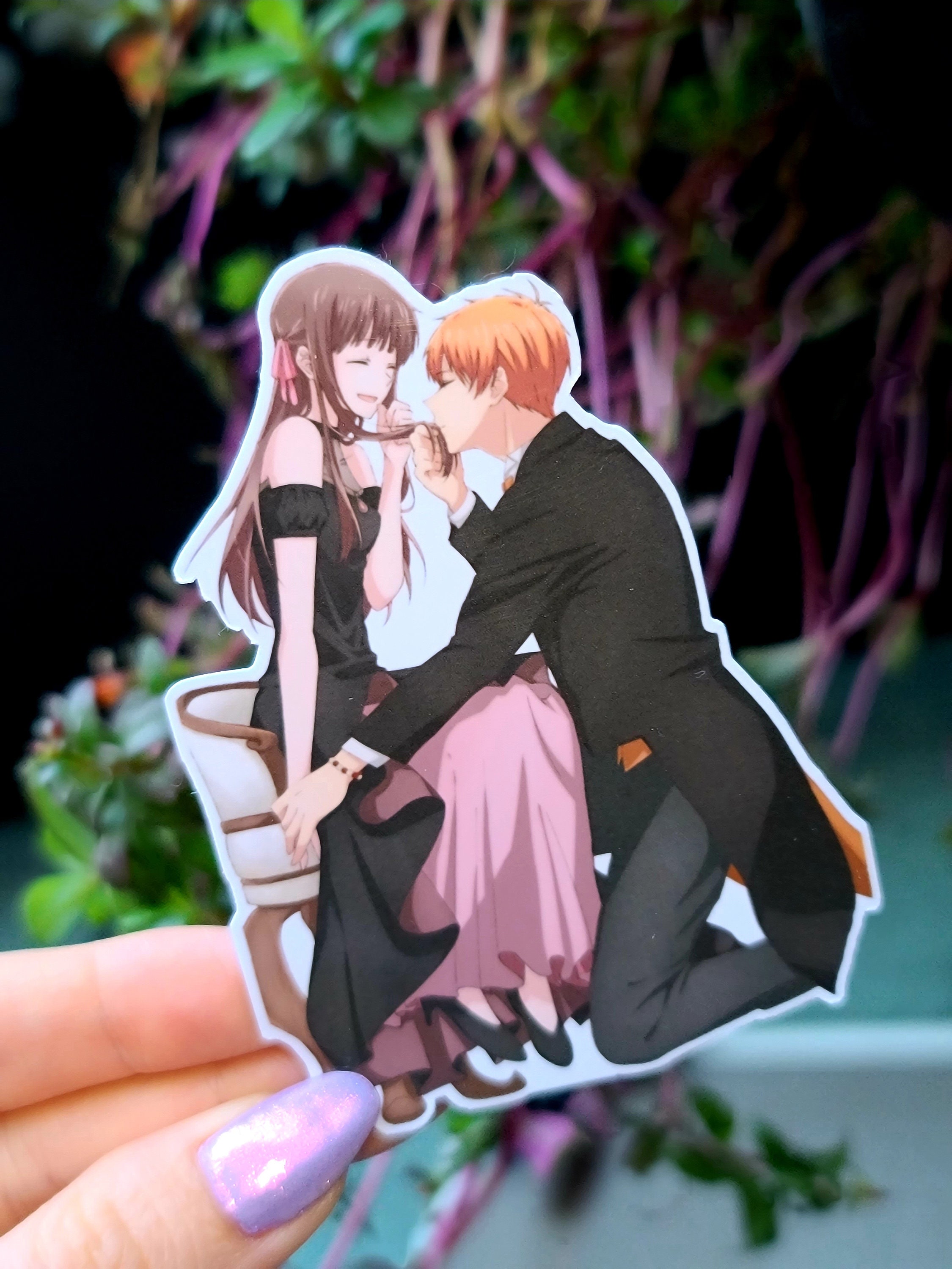 Fruits Basket Kyo and Tohru Stickers, Holo Options - Etsy