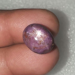 Cabujón suelto de estrella de rubí natural calibrado tamaño 14×12×8 mm para la fabricación de joyas