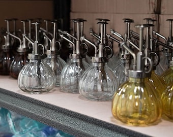 Vintage Glass Watering Bottle | Plant Mister/Spray