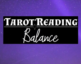 Tarot Reading: Balance