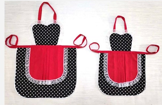 Mom & Daughter Apron Set Mommy and Me Matching Aprons 