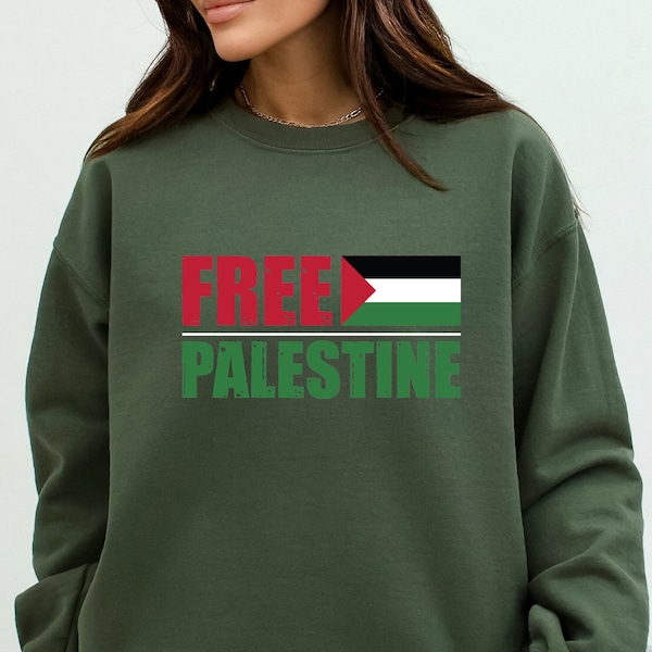 Free Palestine Sweatshirt, Palestine T-Shirt, Protest and Activist Shirt, Equality shirt, Human Rights, Save Palestine, Stand With Palestine