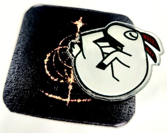 Elden Ring Rolling GOAT acrylic pin
