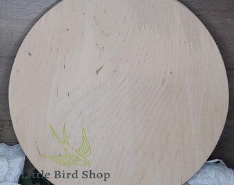 Wood Circle Unfinished Premium MDF* Wood *cut to order *Pick Your Size Package of 1 18 Inch Thick