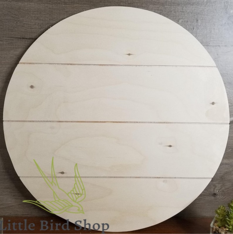 Baltic Birch Plywood 24 Ship lap 14 thick  24 Inches Faux Rounds circles