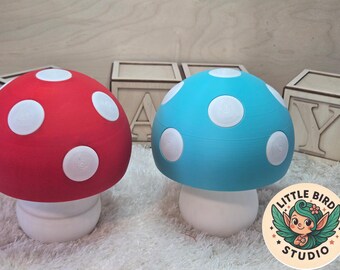 Whimsical Mushroom Lamp Shade – Cozy Lighting for Nursery, Bedroom & Playroom