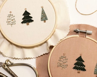 O'Christmas Tree || Embroidery Hoop Art PDF Pattern with YouTube Tutorial || Digital Download || Beginner Friendly Embroidery Pattern