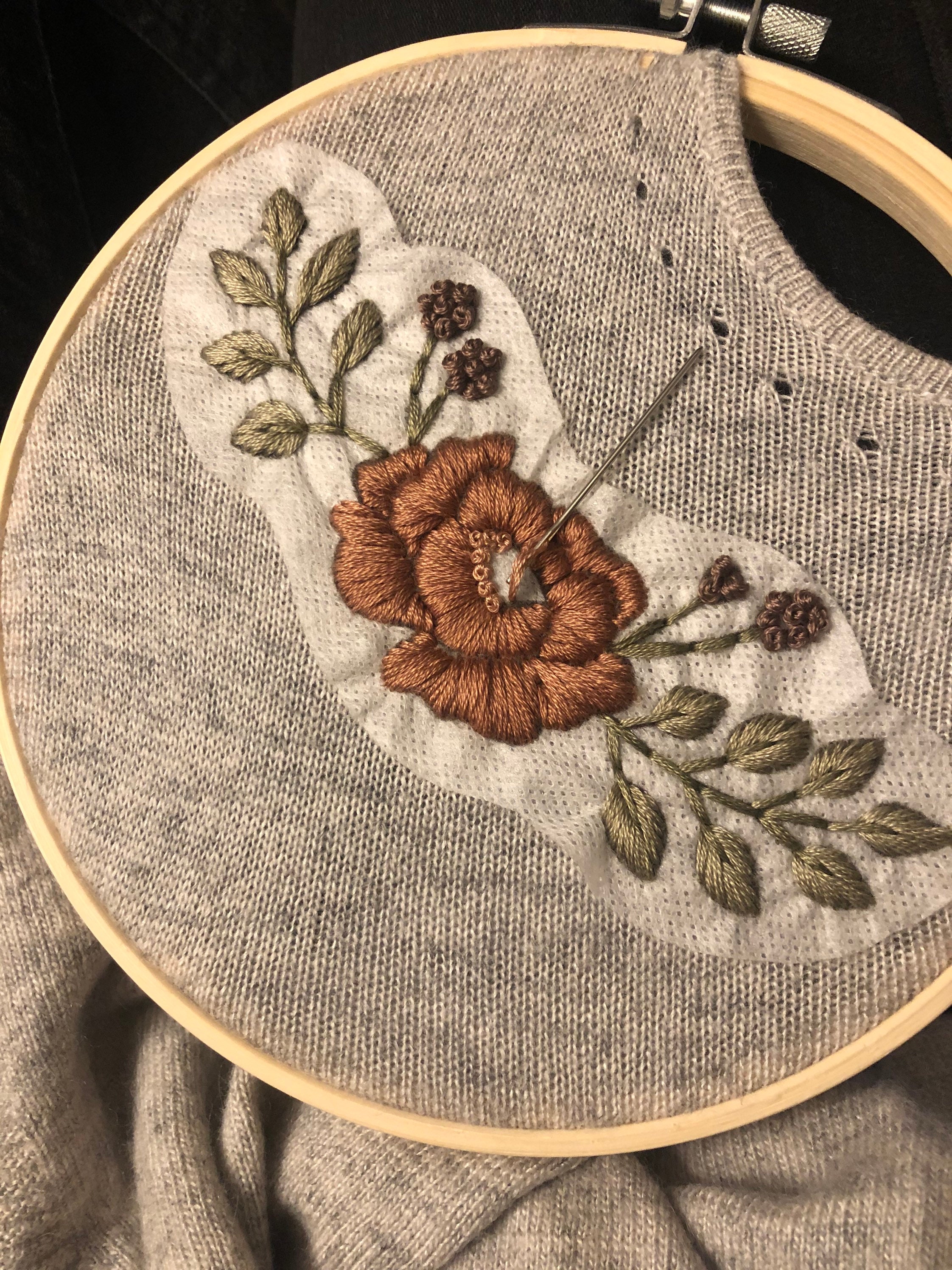 Stick and stitch jessecmault patterns floral stickon  etsy