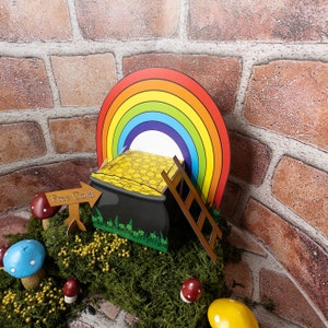 DIY Printable Leprechaun trap - Pot of gold - St Patrick’s day kids craft- Irish crafts - st Paddy’s day printable - Leprechaun trap kit