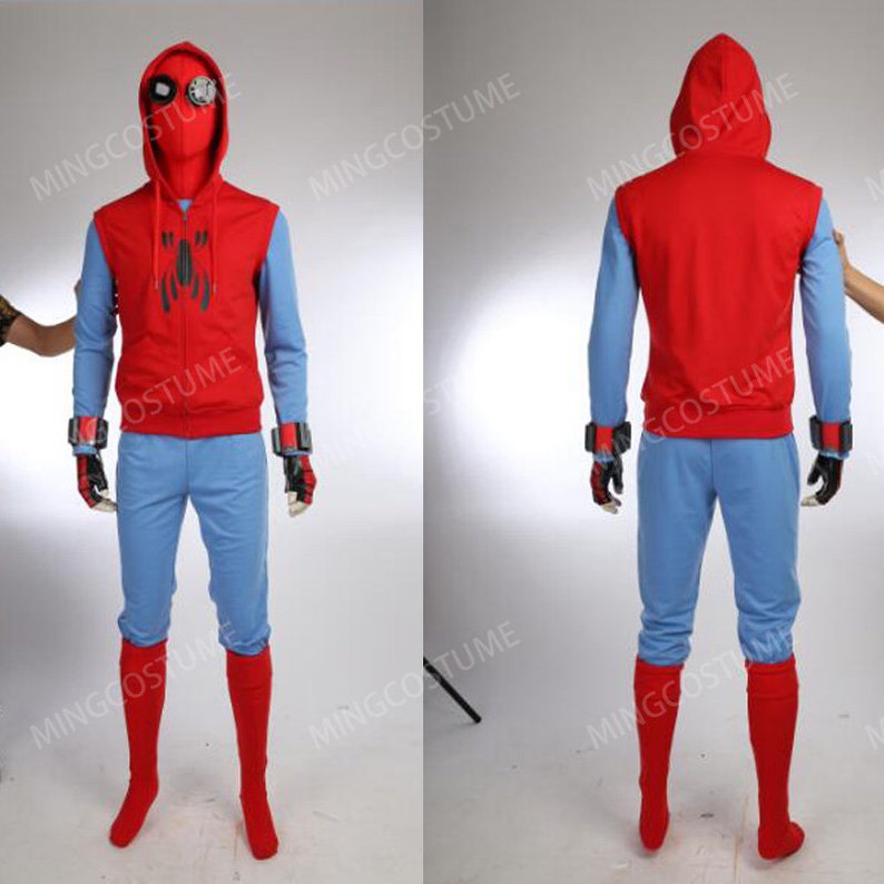 Spiderman Homecoming Peter Parker Spider Man Cosplay Costume | Etsy