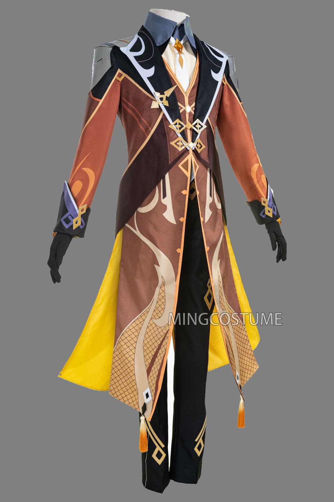 Genshin Impact Liyue Harbor Zhongli Suit Uniform Game Cosplay Etsy Genshin Impact Liyue Harbor Zhongli Suit Uniform Game Cosplay Etsy