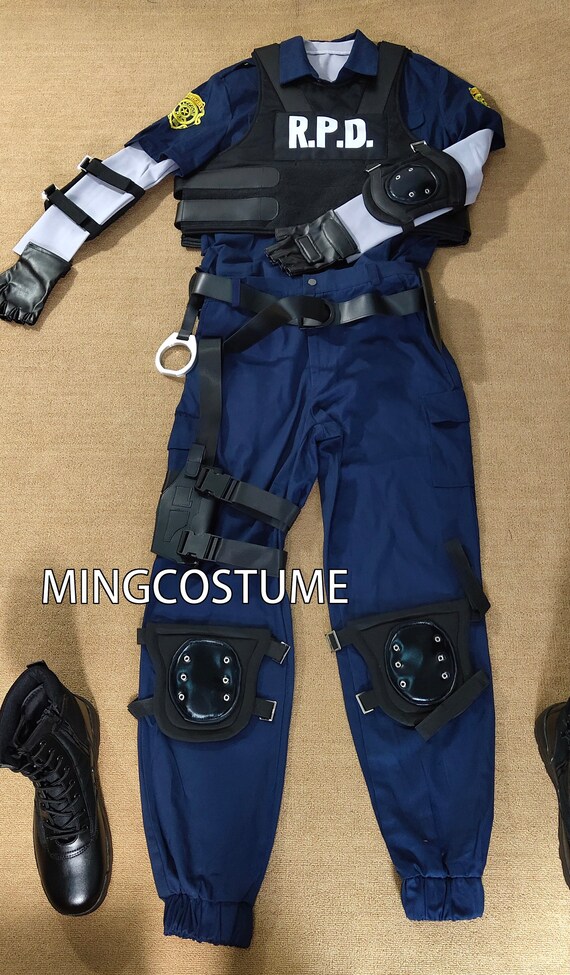 Resident Evil 2 Remake Biohazard Leon Scott Kennedy Cosplay Etsy Resident Evil 2 Remake Biohazard Leon Scott Kennedy Cosplay Etsy
