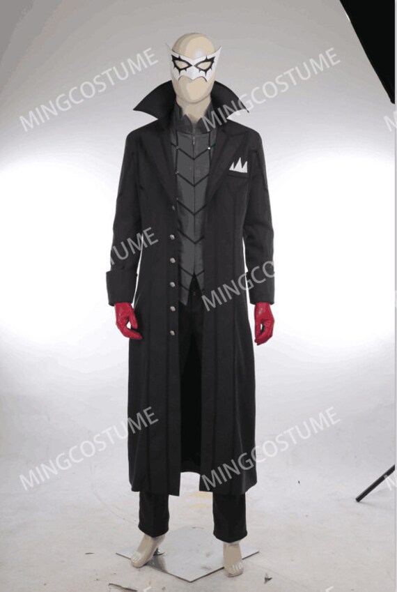 Persona 5 Joker Kaitou Cosplay Costume Full Set Custom Made Halloween Game Cos