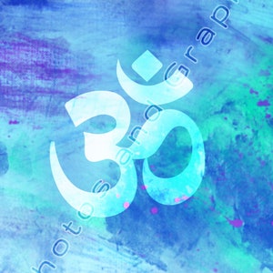 Download digitale - Simbolo Om 1. finitura morbida. Grafica, arte digitale, immagine, carta da parati, sfondo, fondale. Spirituale, Buddismo, Induismo