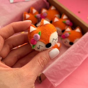Felt Fox hair clip, Hair pin fox, Cute Fox headband, Animals hair ties, Toddler hair clip, Hair accessories for kids, Funny orange barrettes