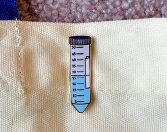 Biochemistry - Falcon Tube - Enamel Pin