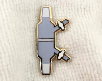 Inorganic Chemistry - Schlenk Filter Badge - Enamel Pin