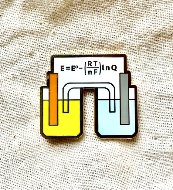 Analytical Chemistry Nernst Equation Enamel Pin 