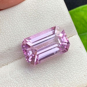 Natural Cotton Candy Pink Kunzite Gemstone - Octagon Shape Kunzite Gemstone , October Birthstone , 8.45 CT