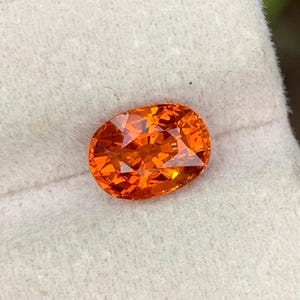 Mandarin Spessartite Garnet, Breathtaking Fanta Garnet Gemstone, Rare Fanta Colour Mandarin Garnet, Spessartite Garnet Ring Stone - 2.30 CTS