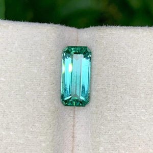 Turmalina Laguna, piedra suelta de turmalina verde laguna, piedra de anillo de turmalina laguna de Afganistán, ideal para joyería - 2,40 ct