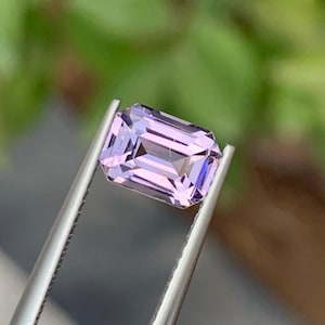 AIG Certified Purple Spinel Loose Gemstone, Purple Spinel Ring Stone, Perfect Octagon Cut Pretty Spinel Stone From Tanzania - 2.12 Carats