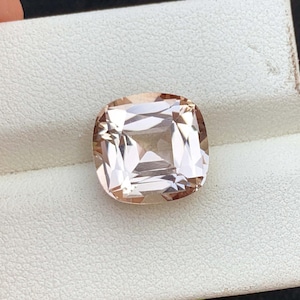 Golden Topaz Gemstone , Cushion Cut , Top Quality Topaz , Rich Color Natural Faceted Topaz Stone For Jewelry Making For Sale - 9.05 CTS