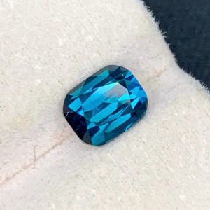 Ink Blue Tourmaline Gemstone For Jewellery Ring & Collection, 2.30 Carats Super Glowing Lovely Blue Color Natural Afghan Tourmaline Gemstone