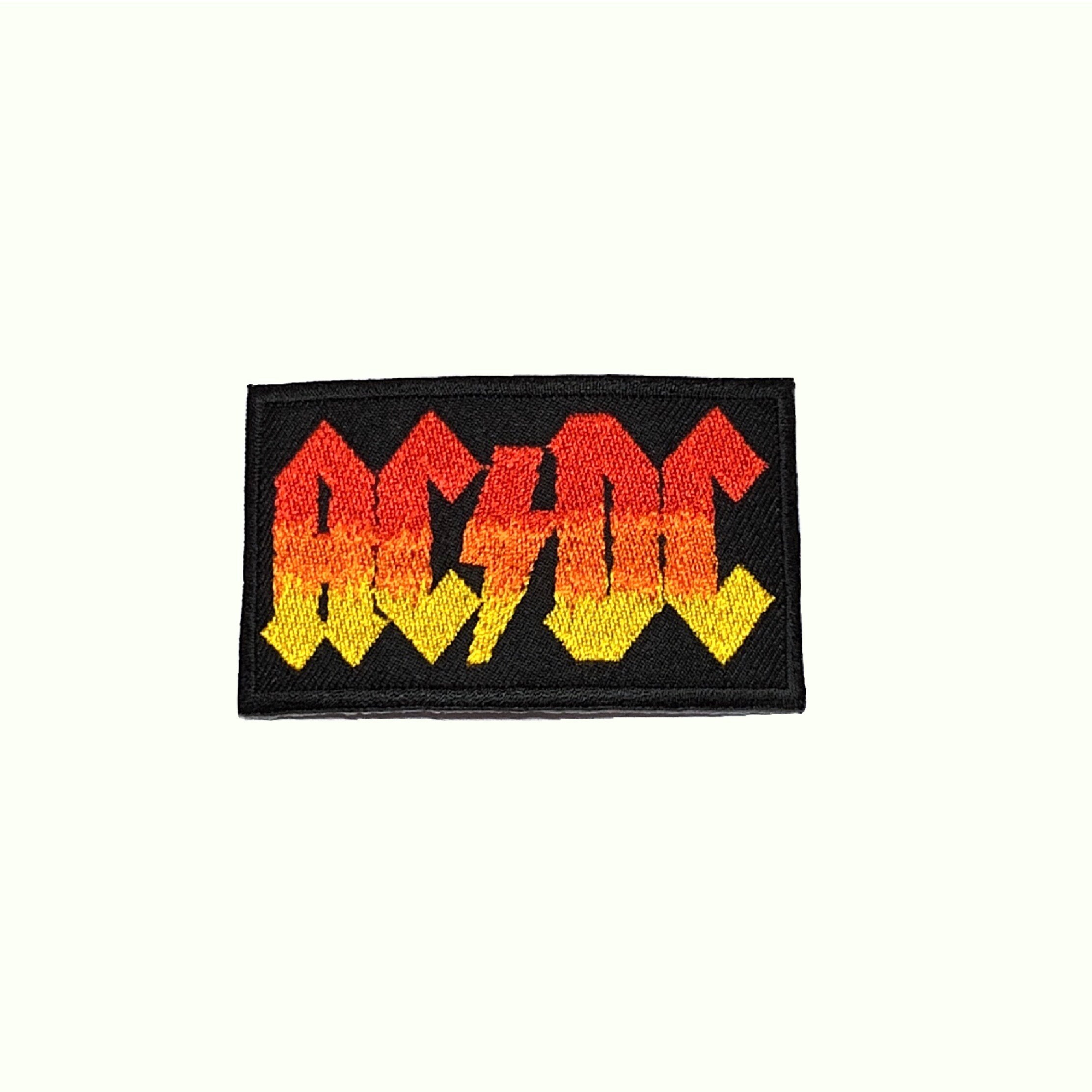AC DC Music Band Embroidered Patch Iron on Sew On Badge For Clothes