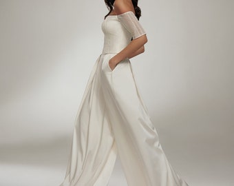 Wedding Pantsuit - Etsy