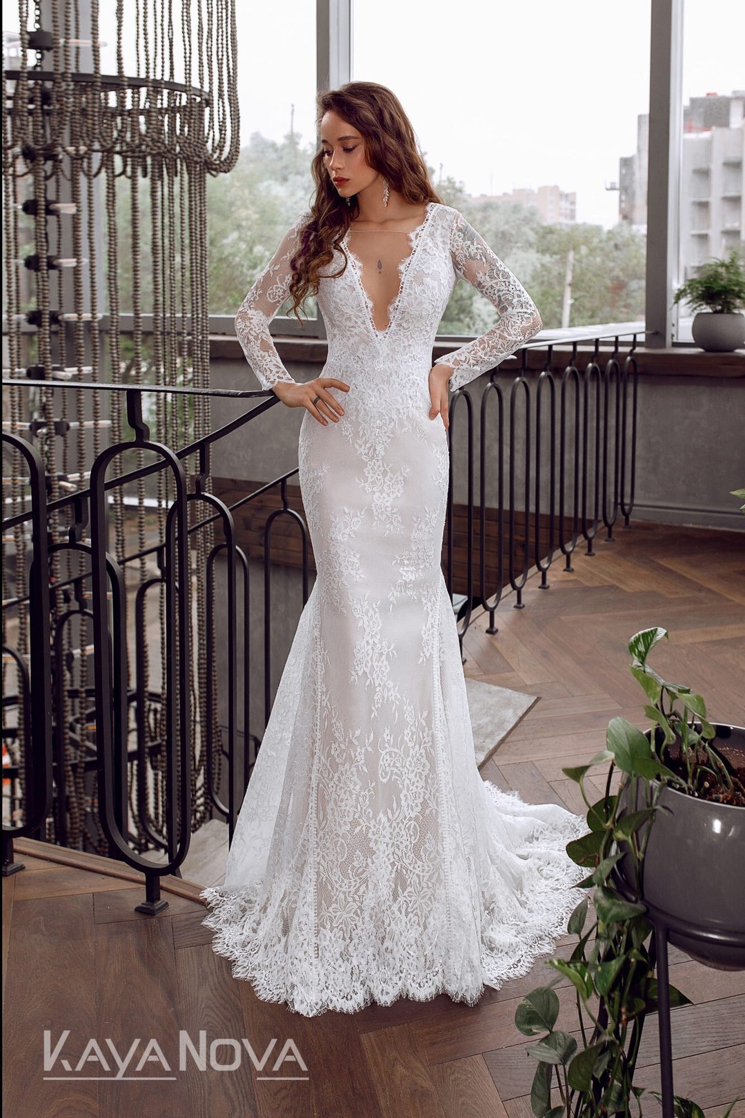 Abito sirena pizzo clearance