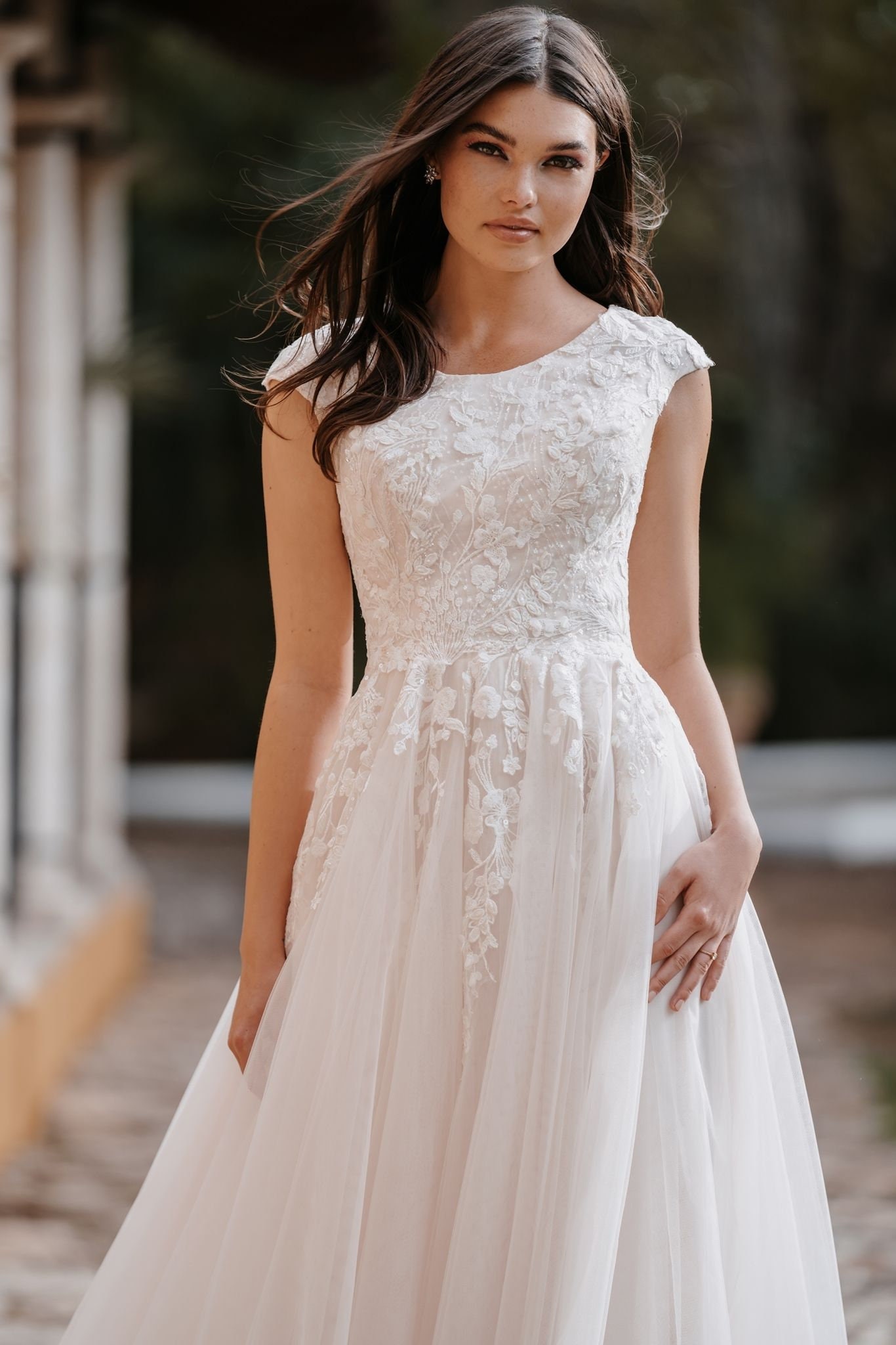 White Elegance's Top Modest Wedding Dresses for Summer