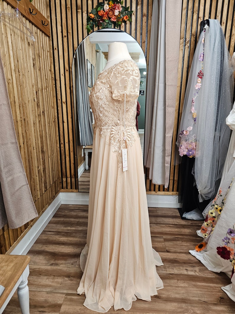 Kleid für die Brautmutter, Kleid für besondere Anlässe, langes Kleid, Kleid für besondere Anlässe, Hochzeitsgast Kleid, Kleid für die Mutter des Bräutigams Bild 6