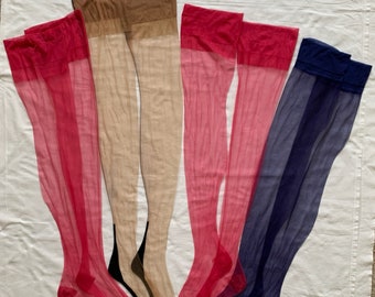 Vintage 1950s Nylon Stockings Assorted Colours and Styles