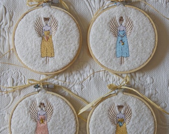 Embroidery File Set Angel