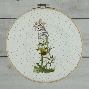 Embroidery file wildflower meadow