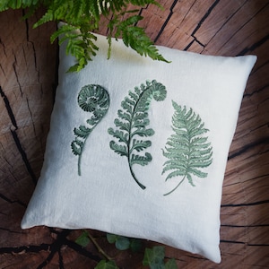 Embroidery files set fern