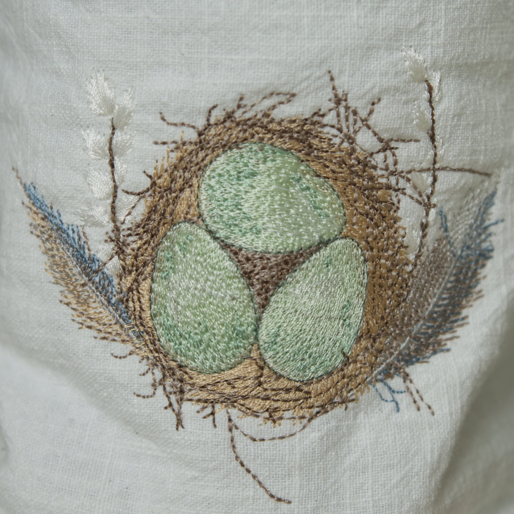 Bird's Nest Embroidery Pattern  Embroidery patterns, Water soluble fabric,  Fabric projects