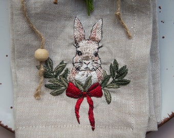 Embroidery file Bunny from the series Forest Children