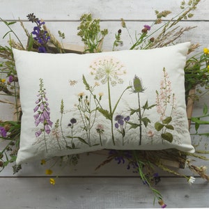 Embroidery file wild grasses for large hoops