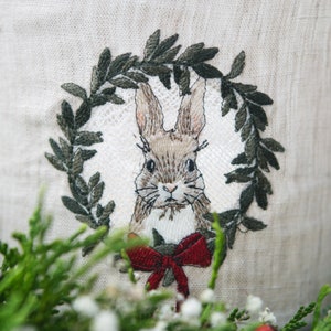 Embroidery file Bunny FSL free standing lace from the series Forest children