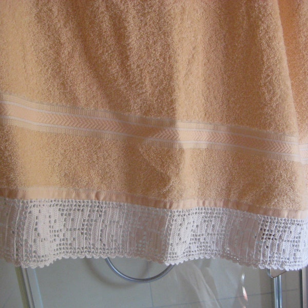 Shower cloth with top borte
