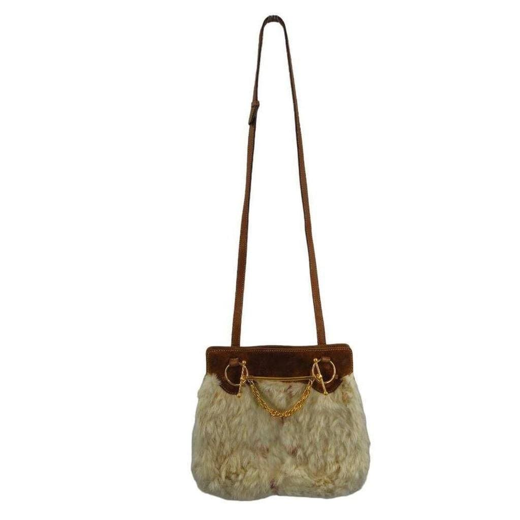 バッグ 90s GUCCI FUR LEATHER SHOULDER TOTE BAG Gucci Fur Bag - Etsy